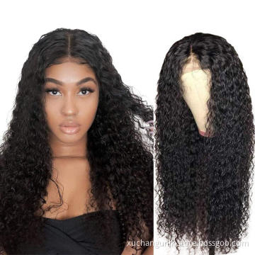 Wholesale Human Hair Extension Vendor Wig Brazilian Curly Wave Closure Wig Hd Frontal Wigs Human Hair Lace Front For Black Women